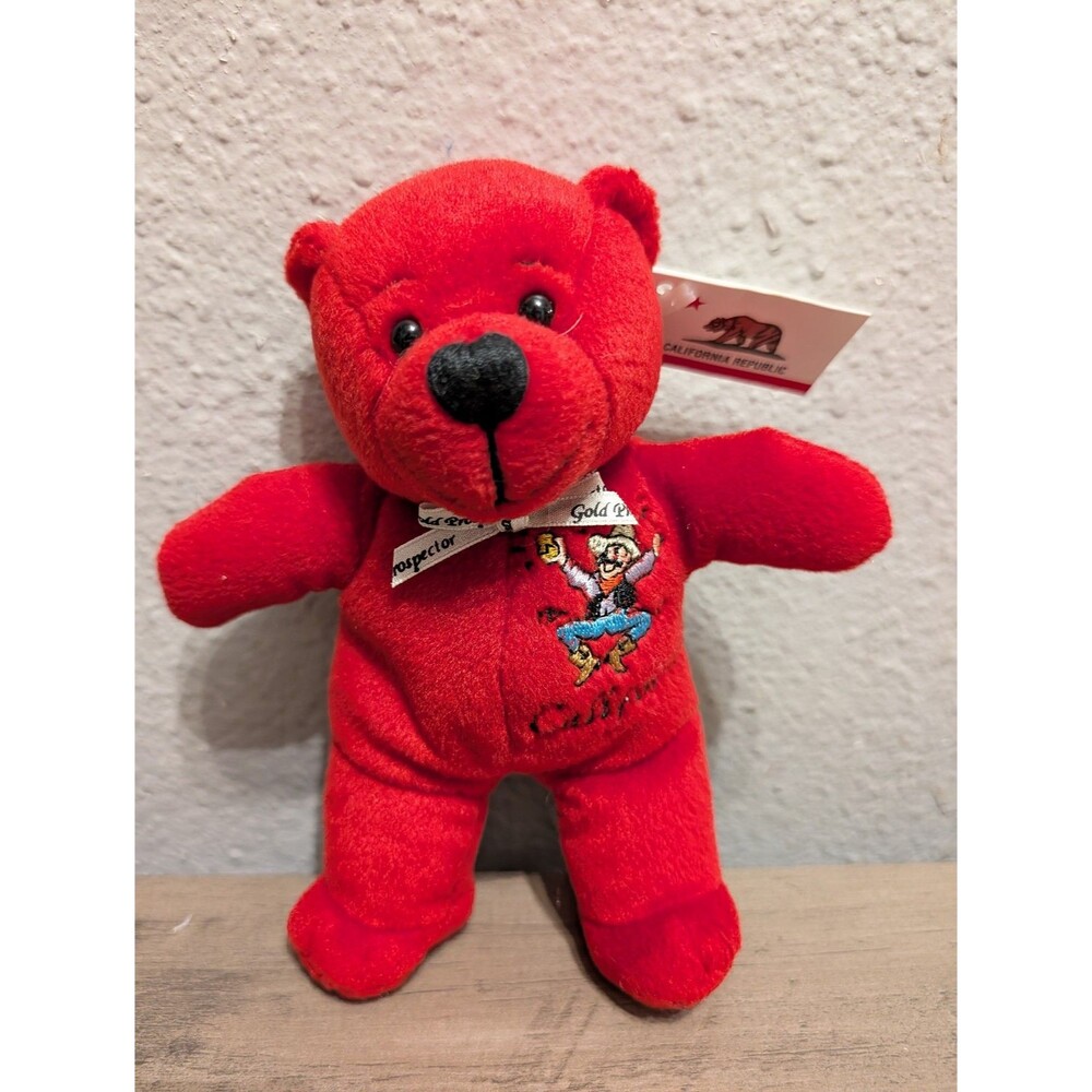 Symbolz California Golden State Souvenir Beanbag Bear Plush 2001